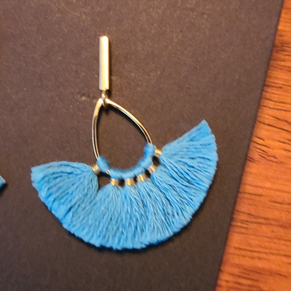 J. Crew Sweepy Tassel Earrings - NWT - Picture 2 of 4